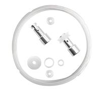 Silicone Sealing Ring Clear + Pressure Cookers Gasket + Universal Replacement Floater and Sealer for 5/6 Quart Models