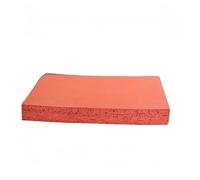 Silicone Sealing Strip 500 X 500mm Square Heat Insulation Blanket Mat, 1mm 2mm 3mm Red Silicone Foam Sponge Plate 1pc(1mm)