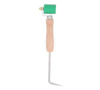 Silicone Seam Roller with Test Probe, High Temperature Welding Seam Roller Tool with Wooden Handle and High Speed Bearings for PVC TPO EPDM Membranes