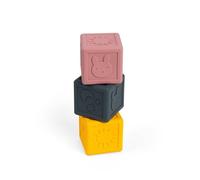 Bigjigs Toys Silicone Sensory Cubes, Multi