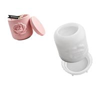 Silicone Set with Cover for Soaps Chocolates Relief Carving Craft Craft Silicone for Waxlights