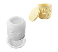 Silicone Set with Cover for Soaps Chocolates Relief Carving Craft Craft Silicone for Waxlights