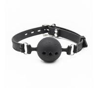 Silicone Sex Gag Ball Breathable Mouth Gag Hollow Gag Adjustable Strap Mouth Gag for Sm Adult Sex Toys Bondage Gear & Accessories for Women Couples M