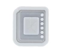 Silicone Shaker Mold Notebook Shape Resin Mold Notepad Resin Epoxy Jewelry Molds for Pendant Decoration Casting Molds