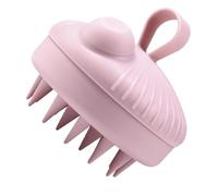 Silicone Shampoo Brush, Scalp Scrubber Women, Soft Bristle Brush, Multipurpose Wet Or Dry Use, Comfort Grip Handle, 8.3x8cm, For Straight Wavy Curly Or Oily Hair