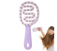 Silicone Shampoo Comb with Long Handle - Scalp Massage Brush | Ergonomic Deep Cleansing Scrubber, Gentle Hair Care Together with Senior Pro Kit Design