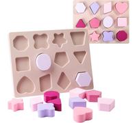 Silicone Shape Puzzles for Dementia and Alzheimer’s, Cognitive Matching Games for Seniors, Sensory for Memory Care and Anxiety Relief, Tactile Stimulation