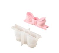 Silicone Shaped Bow Candle Stand Holder Plaster Casters Home Decor