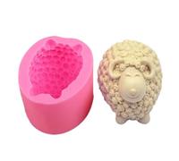 Silicone Sheep Mold - 7x4.8x5.4cm Candle Making Mold, Epoxy Resin Casting Form, Animal Craft Molld Compatibility | Aromatherapy Candle DIY Decoration Handmade Art Resin Craft Project Gift