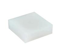 Silicone Sheet Silicone Rubber Sheeting White, 100 200 300 400 500mm Square Thin Sheets For Crafts Silicon Board Thick 1pc(100X100X3mm)