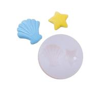 Silicone Shell Starfishes Molds Small Accessories Mold for Creative Chocolate Making Bath Jewelry Accessories Design Silicone Mold Sea Shell