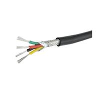 Silicone Shielded Cable 13/15/17/18/20/22 AWG 2-8 Core 1 Meter 180C Control Wire(18awg 0.75mm2,2Cores 1Meter)
