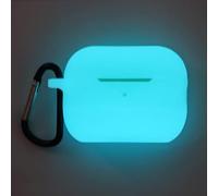 Silicone Shockproof Cover Case for Airpods Pro 2nd Generation (2022) - Glow in The Dark Blue