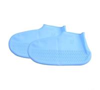 Silicone Shoe Covers For Cycling And Outdoor Use, Reusable Waterproof Boot Protectors With Non-slip Textured Sole For Rainy Weather, Elastic Overshoes In Multiple Sizes(M Yellow)