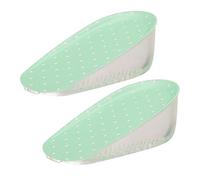 Silicone Shoe Insoles,talonette, Silicone Gel Adhesive Insoles Height Increase Foot Orthotic Arch Support Shoes Heel Pads(1.5cm-Green)