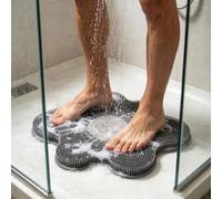 Silicone Shower Brush Pad and Back Brush Slip Shower with Suction Cup Exfoliating and Massaging Without Bending Over Improving Circulation 09