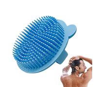 Silicone Shower Brush | Silicone Bath Scrub, Cleaning Brush Wet & Dry Use Soft Bristles Shower for Legs Arms and Sensitive Skin