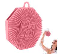 Silicone Shower Brush | Silicone Body Scrub for Women,Scalp Massager, Skin-Friendly Bathing and Shower Sponges for Women Men All Kinds of Skins