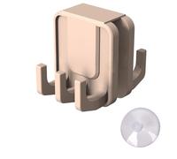 Silicone Shower Door Hook Double Side Nonslip Towel Clothes Hanging Hook Bathroom Robe Clothes Hanger Towel Rack Bathroom Suction Cup Shower Door