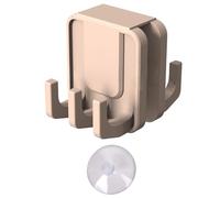 Silicone Shower Door Hook Double Side Nonslip Towel Clothes Hanging Hook Bathroom Robe Clothes Hanger Towel Rack for Glass Door