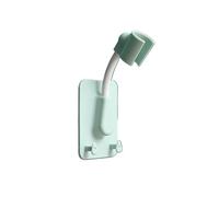 Silicone Shower Head Holder, Detachable Shower Handheld Wall Mounted Suction Cup Shower Bathroom Supplies(Green)