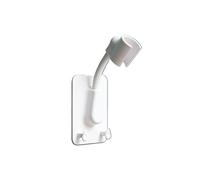 Silicone Shower Head Holder, Detachable Shower Handheld Wall Mounted Suction Cup Shower Bathroom Supplies(White)