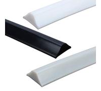 Silicone Shower Water Barrier Strip 100CM Bath Edging Seal Worktop Retaining Seal Trim Shower Tray & Sink Water Retention Wet Room Floor Edge Protection