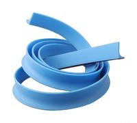 Silicone Shower Water Dam Strip | Flexible Bathroom Flood Barrier for Dry Wet Separation | Self-Sticky Threshold Seal for Curbless Showers | 30mm Height | Multiple(Blue 200cm)