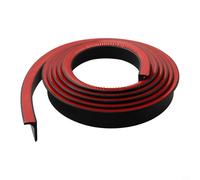 Silicone Shower Water Dam Strip | Flexible Bathroom Flood Barrier for Dry Wet Separation | Self-Sticky Threshold Seal for Curbless Showers | 30mm Height | Multiple(Black 300cm)