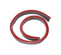 Silicone Shower Water Stopper Strip for Curbless Bath Showers, 30mm Height Bendable Sealing Barrier - Compatible with Wet Rooms & Bathroom Thresh(Gray 1m)