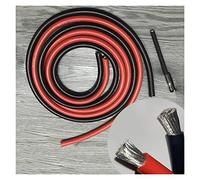 Silicone Silica Gel Wire 1m Red+1metre dark 6AWG 7AWG 8AWG 10AWG 12AWG 14AWG 15AWG 16AWG 18AWG High Temperature Silicon Wire (Size : 1M red 1M black, Color : 20AWG)