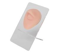 Silicone Simulation Eye Model Jewelry Display Stand for Piercing Practice in Salons (Light Skin)
