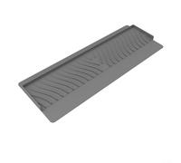 Silicone Sink For Edge Protector for Kitchen Countertop Guard | Waterproof Bathtub Rim Strip | Flexible Trim-to-Fit Barrier Prevents Water Damage & Splashes on Granite(Grey)