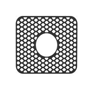 Silicone Sink Mat Kitchen Sink Protector Pad Dishes Drying Mat Anti-scratch Non-skid Filter Mesh for Bottom of Sink Faucet, Black (34 x 29cm/ 13.4" x 11.4")