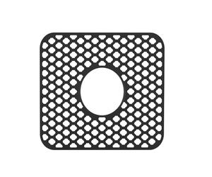 Silicone Sink Mat Kitchen Sink Protector Pad Dishes Drying Mat Anti-scratch Non-skid Filter Mesh for Bottom of Sink Faucet, Black (34 x 29cm/ 13.4" x 11.4")