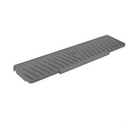 Silicone Sink Mat Slope Design Promotes Fast Water Drainage Thick Roll Up Kitchen Sink Protector Fits Most Sinks Multi Functional Soap Holder Guard 45x10x2cm Multiple Colors(Gray)