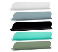 Silicone Sink Splash Guard 49cm Kitchen Counter Splash Protector Baffle Board for Dish Washing and Bathroom Use, Easy to Install Reusable Water Shield in Grey(white)