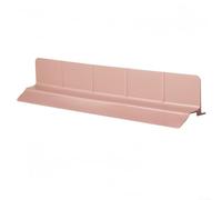 Silicone Sink Splash Guard - Splashing Water Baffle Protector for Kitchen and Bathroom, Bath Splash Guard with Suction Cups, Fits Ceramic Countertops(Pink)