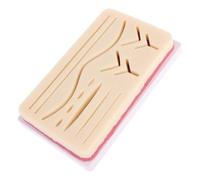 Silicone Skin Suture Pad with Anatomy Model, Realistic Surgical Training Tool for Medical Practice & Skeleton Study