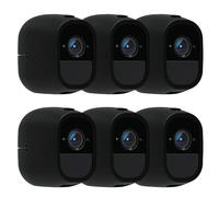 Silicone Skins Case Cover for Arlo Pro and Arlo Pro 2 Security Camera, Camera Cover Skins Black Waterproof Outdoor (6 Pack)
