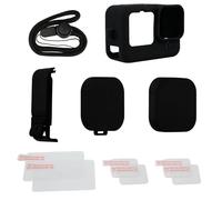 Silicone Sleeve Case for Gopro Hero 13 Black, Including Battery Side Cover & Screen Protectors & Lens Cap & Lanyard & Lens Protection Film for Go Pro Hero 13 Black Accessories