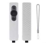 Silicone Sleeve for Logitech Spotlight Remote Offers Reliable Anti Slip Protection and Button Accessibility (White)