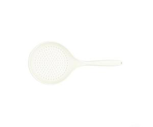 Silicone Slotted Spoon With Thoughtful Slot Spacing And Long Handle For Efficient Separation Of Solids And Liquids(white)