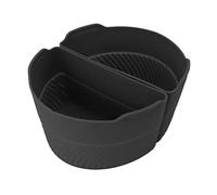 Silicone Slow Cooker Liner, 6 Quart Reusable Slow Cooker Divider Crock Pot Divider Insert for 6 Quart Pot Kitchen Accessories (black)