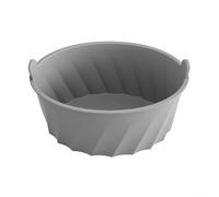 Silicone Slow Cooker Liner Perfect for 6 8 Quart Use with Stress Cleanup (gray)