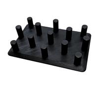 Silicone Slow Feeder Bowls Insert 13-Pillar Anti-Choking Design Super Firm Slow Eating Bowl Insert Promotes Healthy for Large Medium Small Cats and Dogs