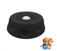 Silicone Slow-Feeder Dog Lick Bowl with Rolling Ball, Spill-Resistant Interactive Feeder for Liquid Treats, Anti-Slip Nutrition Bowl for All Breed Sizes, Post-Op & Puppy Care