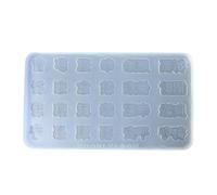 Silicone Small Accessories Mold Chinese Characters Themed Fondant Silicone Texture for Creative Dessert Making Chocolate Mold