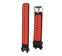 Silicone Smart Watch Band Soft Flexible Smart Watch Band (Black Red)