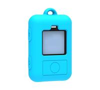 Silicone Smart Waterproof Remote Control Protective Case for Insta360 X2/X3/RS GPS Protective Cover Dustproof Anti-Drop Sports Action Camera Guards Case Accessory (blue)